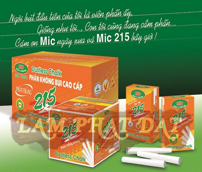 Bán phấn viết bảng mic màu trắng giá rẻ tại TPHCM