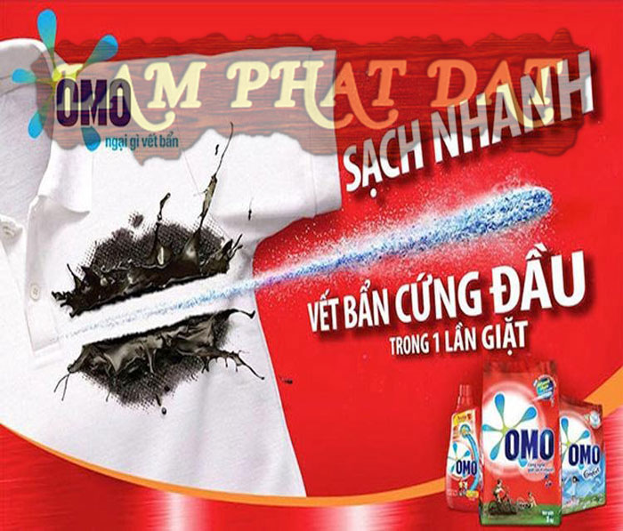 Bột giặt omo, đánh tan vết bẩn nhanh chóng