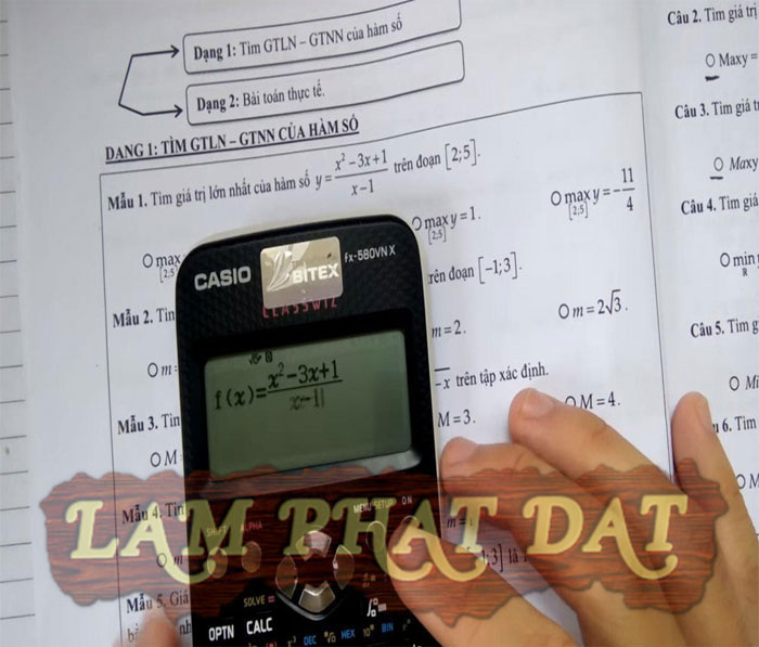 Cách tính bảng máy tính casio đơn giản, hiệu quả