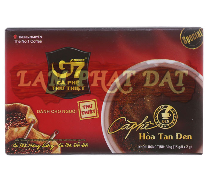 Cafe G7 hoà tan đen tỉnh táo tức thì