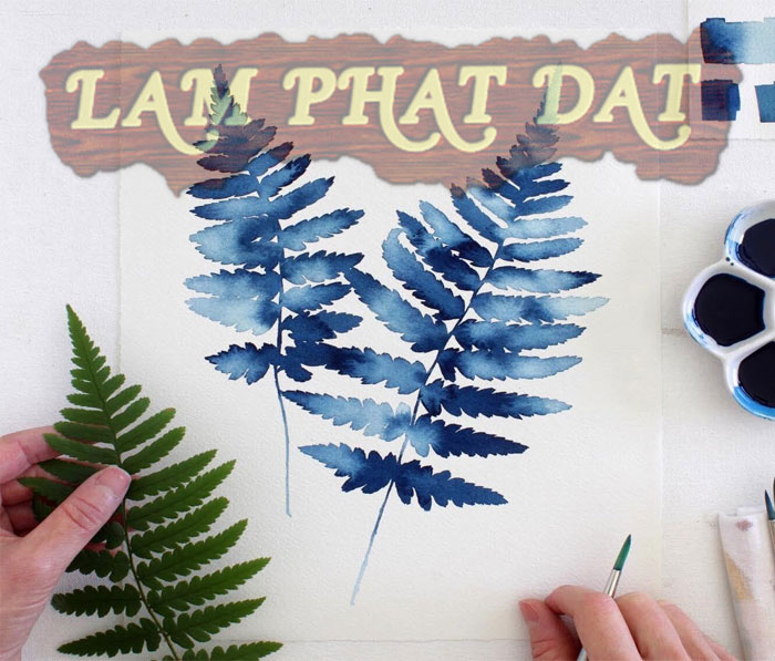 Cọ vẽ màu nước giúp bức vẽ thêm sinh động