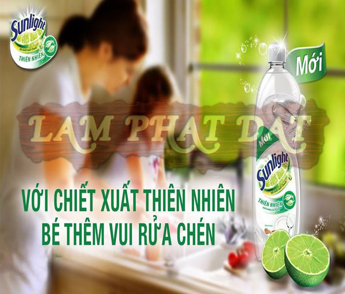 Công dụng của nước Sunlight chanh
