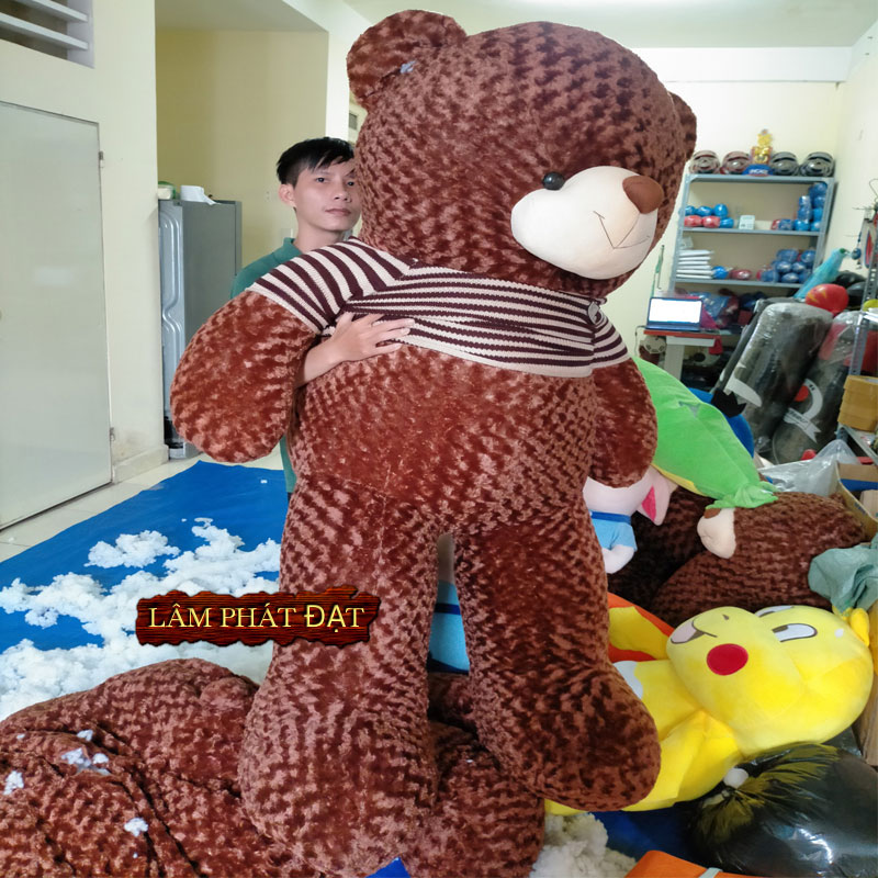 Gấu Teddy Màu Nâu To Khổng Lồ