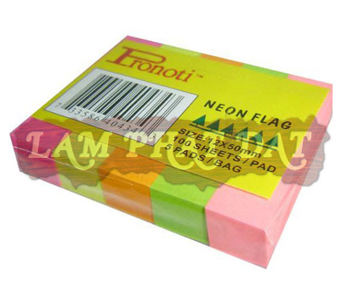 Giấy note với 5 màu sắc bắt mắt cho người dùng dễ ghi nhớ