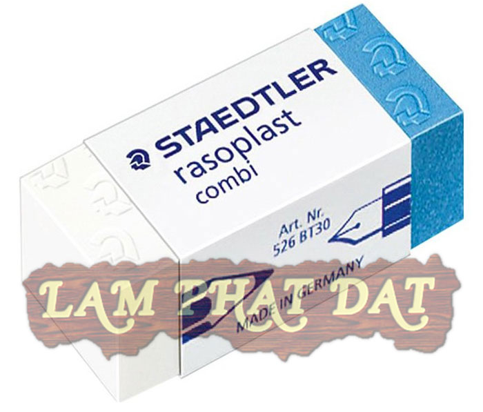 Gôm tẩy mực in Staedtler trên giấy a4