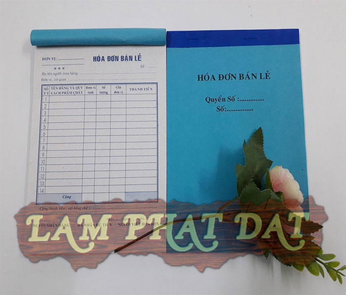 Hoá đơn bán lẻ được sử dụng nhiều ở cửa hàng