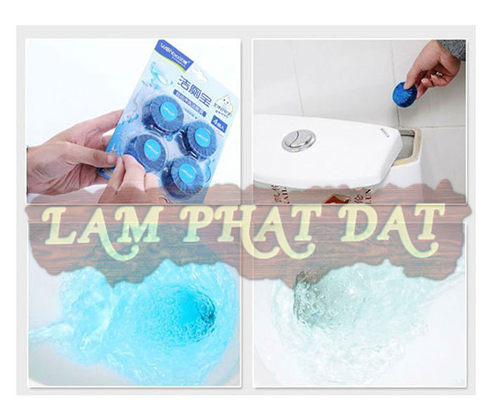Hướng dẫn sử dụng viên thả bồn cầu