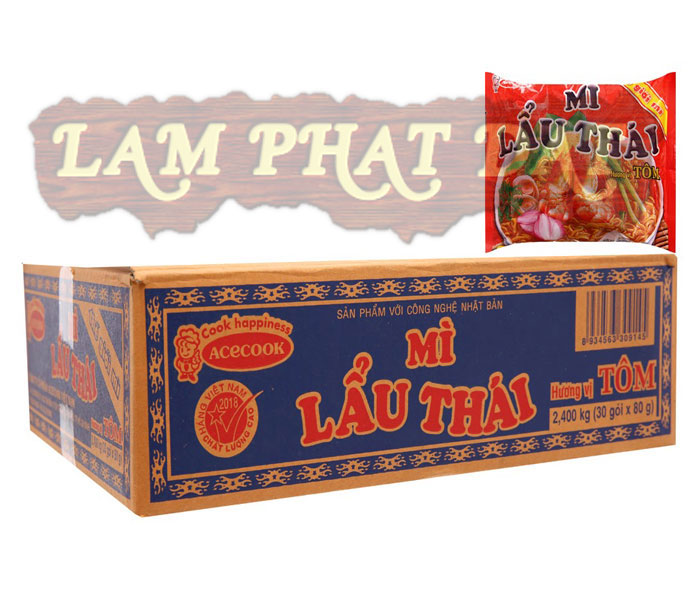 Mì lẩu thái tôm chua cay giá bao nhiêu tiền