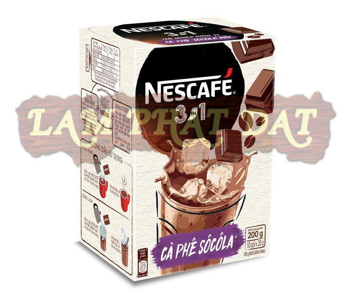 Nescafe 3in1 - Cà phê Socola