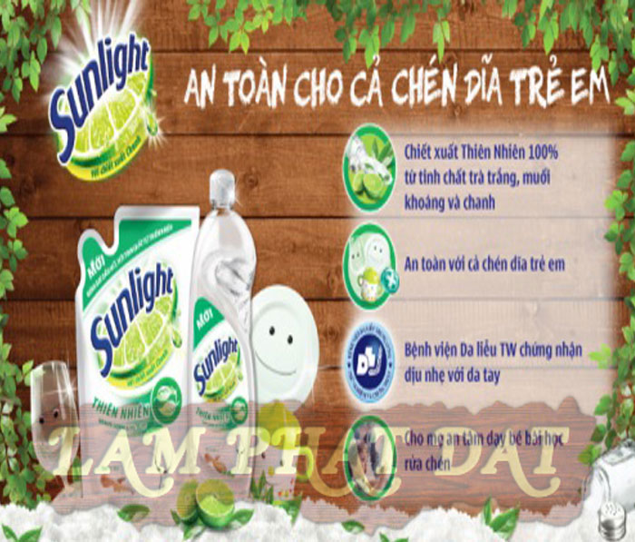 Sunlight - Nước rửa chén chất lượng cao tại TPHCM