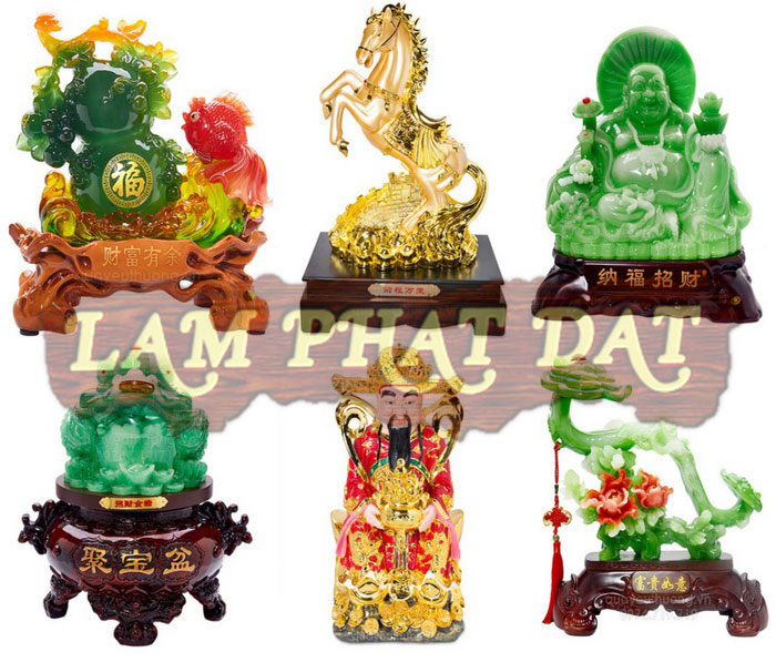 Vật phong thủy trên bàn làm việc