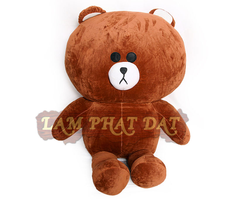 Bán Gấu Brown Vải Velboa Size 1M