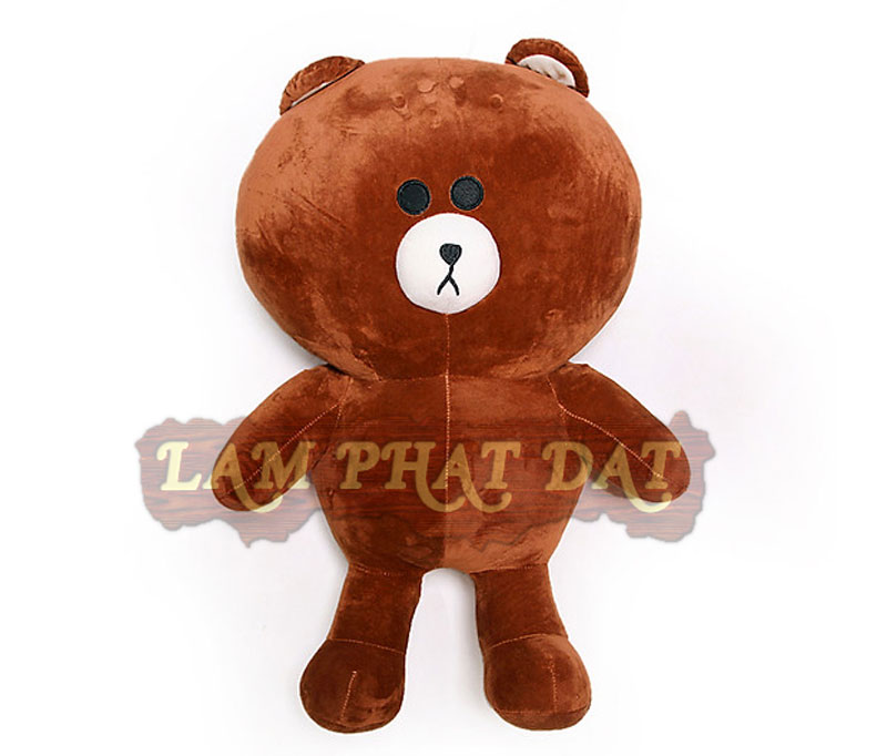 Shop Gấu Brown Vải Velboa Size 1M