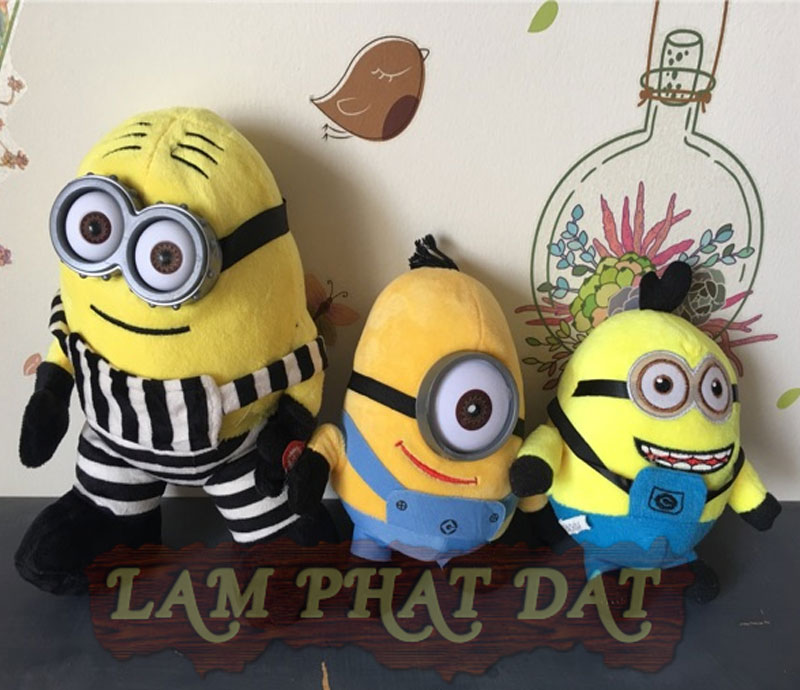 Gấu bông minion với nhiều mẫu mã đa dạng