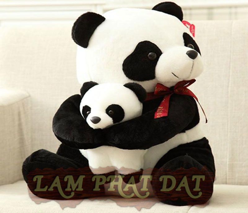 Gấu trúc panda nhồi bông giá rẻ - Loại thú bông siêu dễ thương