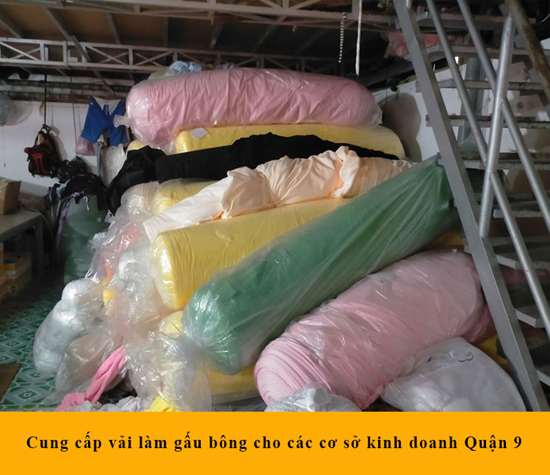 Cung cấp vải làm gấu bông cho các cơ sở kinh doanh Quận 9