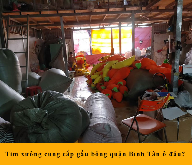 Tìm xưởng cung cấp gấu bông giá sỉ quận Bình Tân ở đâu tốt?