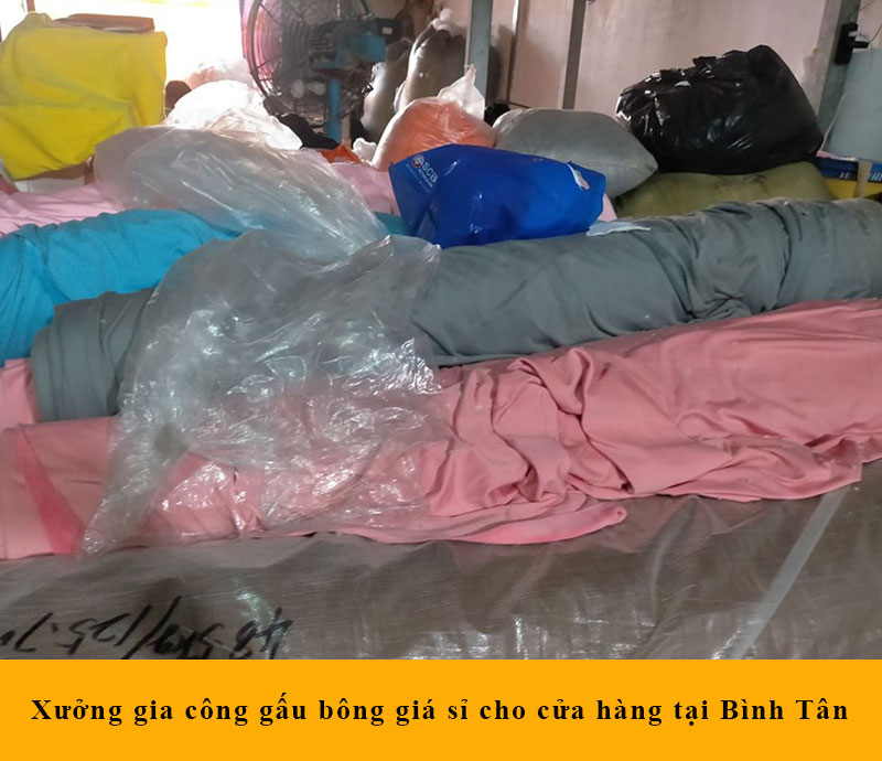 Xưởng gia công gấu bông giá sỉ cho cửa hàng tại Bình Tân