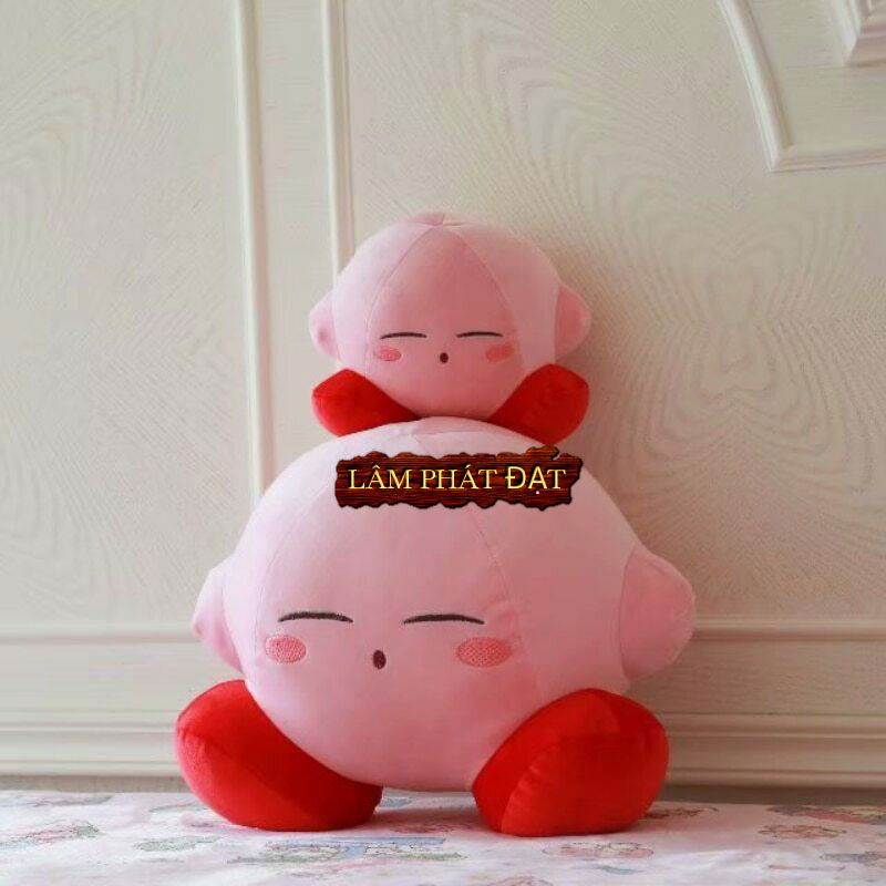 Gối Ôm Kirby Nhồi Bông Cao Cấp | Gấu Bông Con Kirby Hoạt Hình