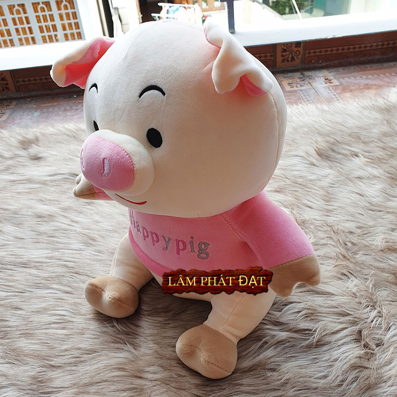 Shop Heo Happy Hồng nhồi Bông Kute