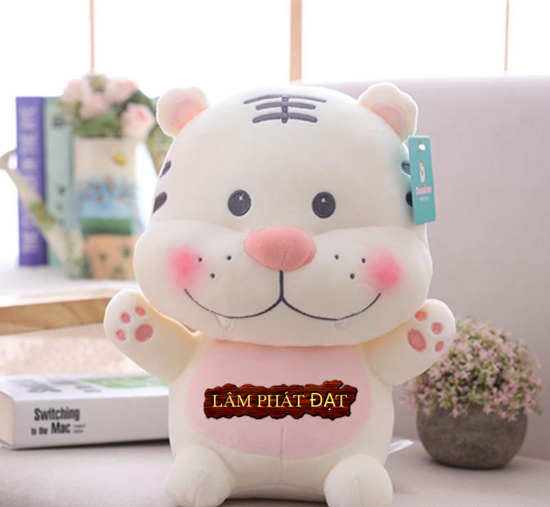 Shop Chú Hổ Hoạt Hình Nhồi Bông Màu Trắng