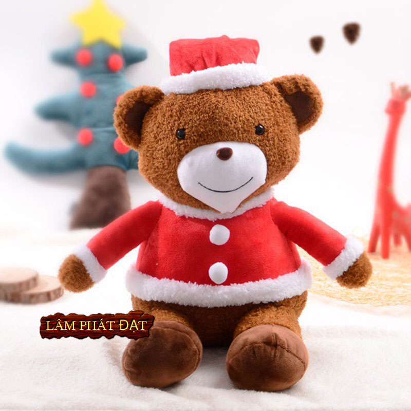 Gấu Teddy Mừng Noel Giáng Sinh | Thú Nhồi Bông Teddy Giáng Sinh