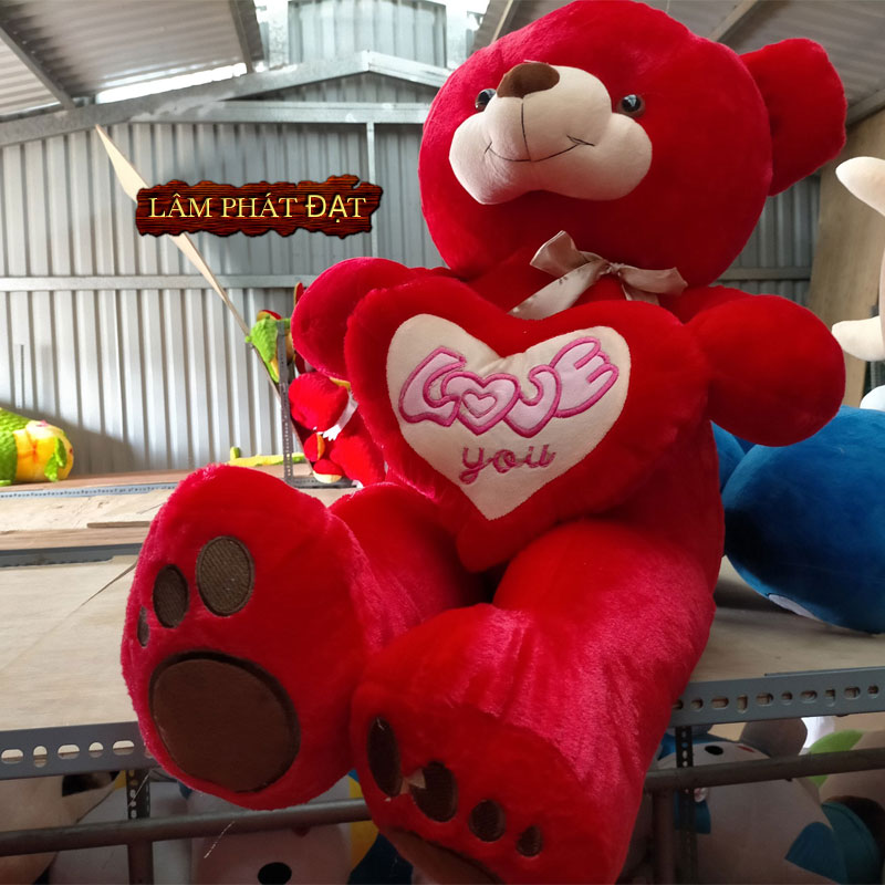 Gấu Teddy Màu Đỏ Tặng Người Yêu Nên Mua Nhất Tại Sao?