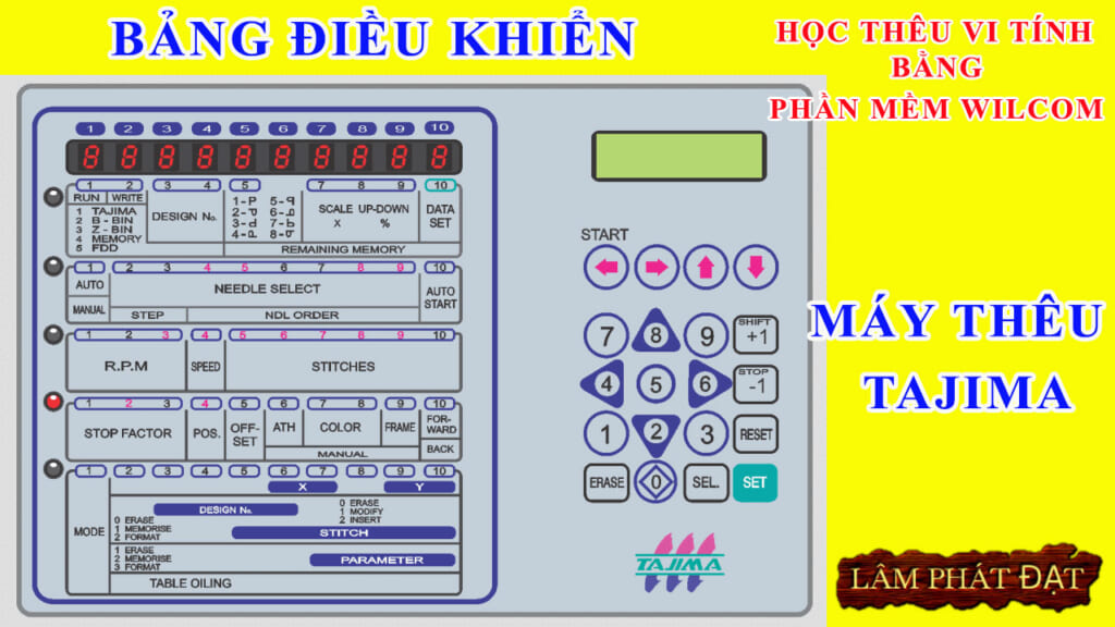 Hướng Dẫn Cách Sử Dụng Máy Thêu Tajima Nhật Bản Hiệu Quả