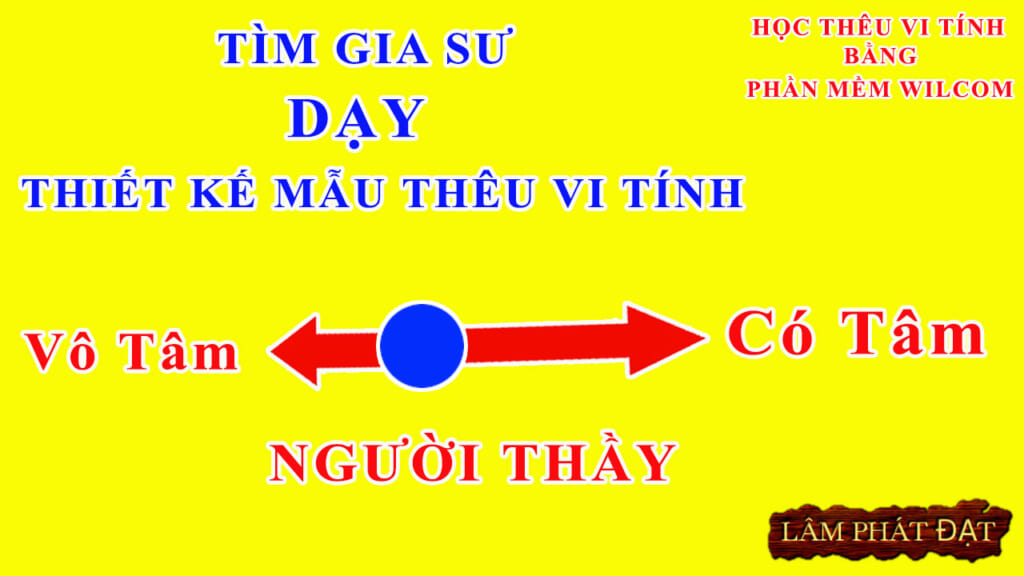 Tìm Gia Sư Dạy Thiết Kế Mẫu Thêu Vi Tính