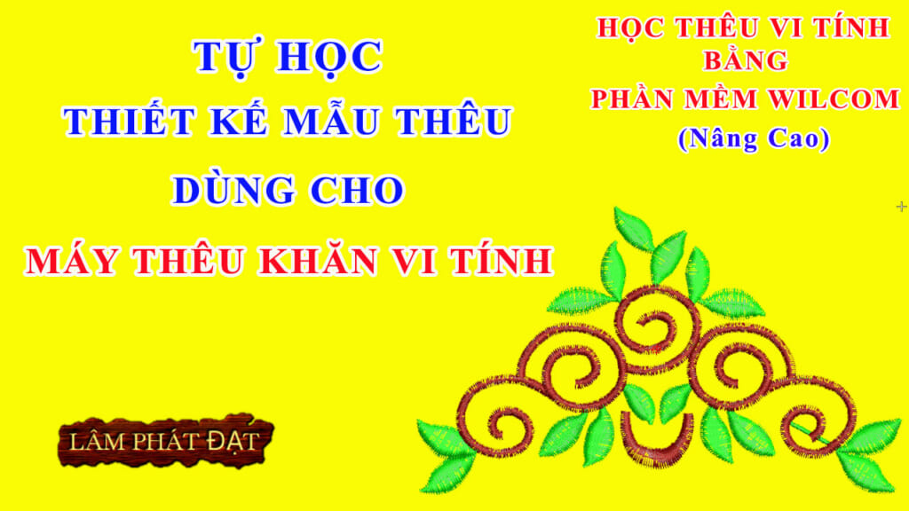 Thiết Kế Mẫu Thêu Dùng Cho Máy Thêu Khăn Vi Tính