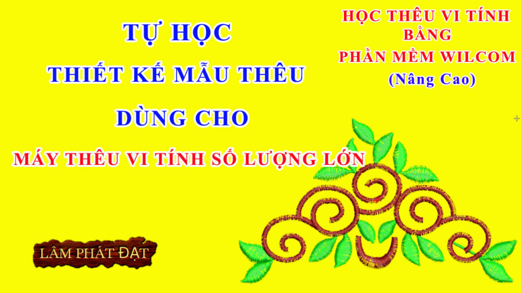 Thiết Kế Mẫu Thêu Dùng Cho Máy Thêu Vi Tính Số Lượng Lớn