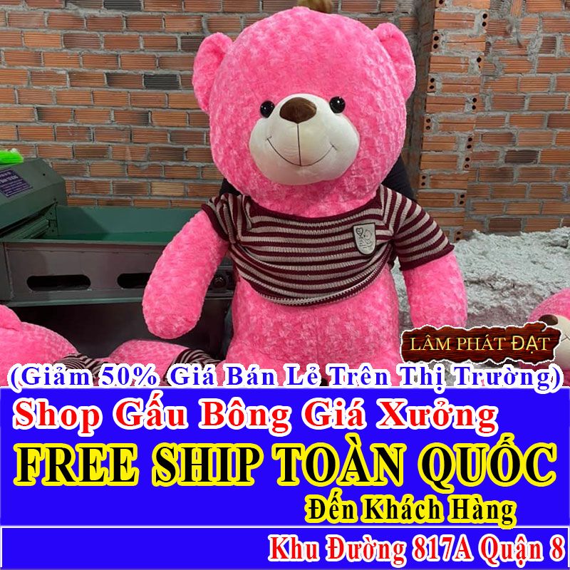Shop Gấu Bông Giảm Giá 50% FREESHIP Toàn Quốc Đến Đường 817A Q8