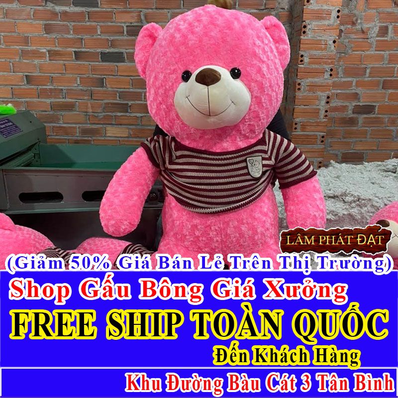 Shop Gấu Bông Giảm Giá 50% FREESHIP Toàn Quốc Đến Đường Bàu Cát 3 Tân Bình
