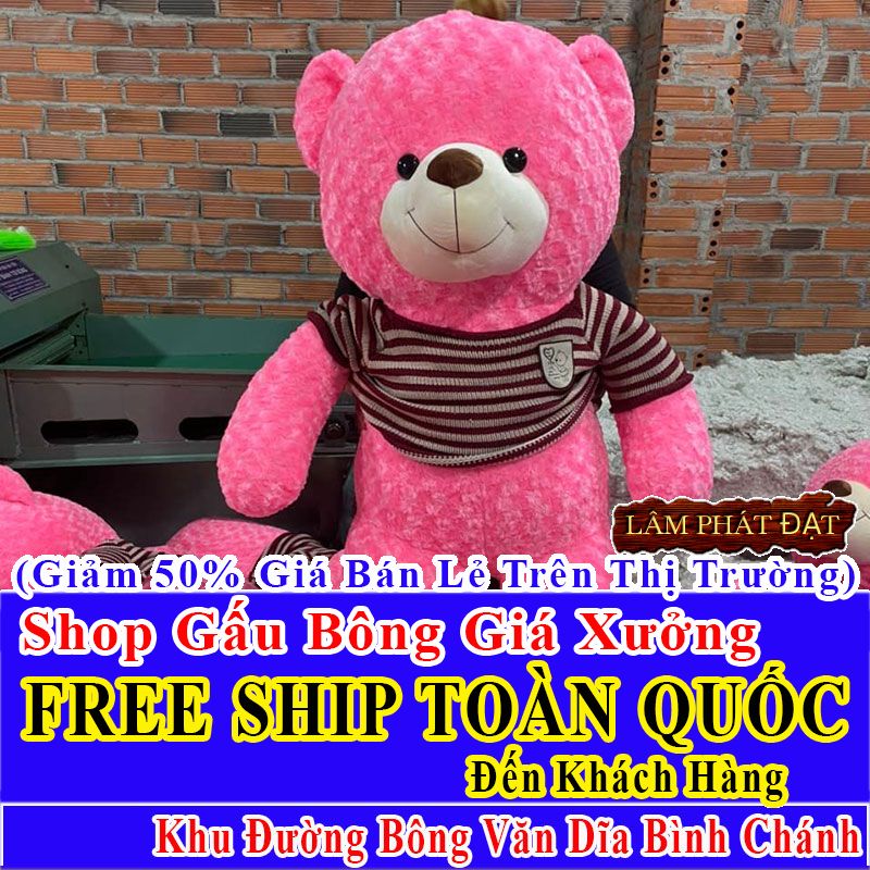 Shop Gấu Bông Giảm Giá 50% FREESHIP Toàn Quốc Đến Đường Bông Văn Dĩa Bình Chánh