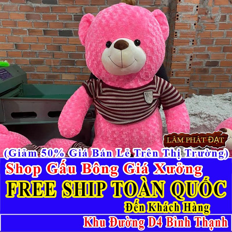 Shop Gấu Bông FreeShip Toàn Quốc Đến Đường D4 Bình Thạnh