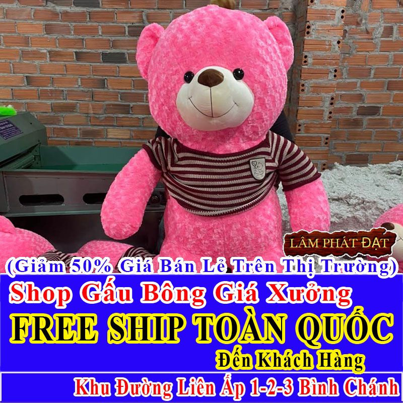 Shop Gấu Bông FreeShip Toàn Quốc Đến Đường Liên Ấp 1-2-3 Bình Chánh