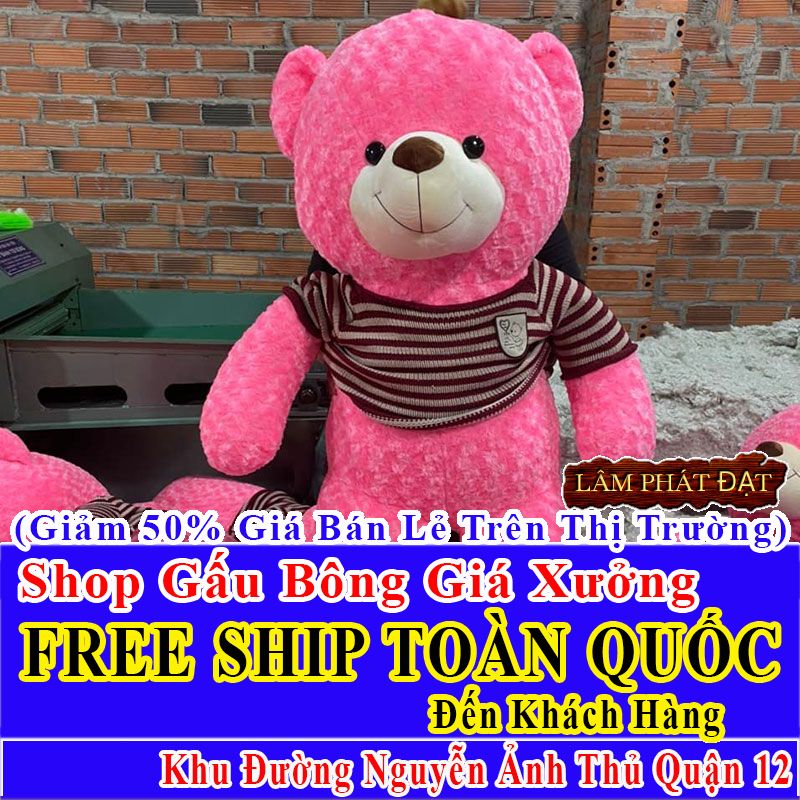 Shop Gấu Bông Giảm Giá 50% FREESHIP Toàn Quốc Đến Đường Nguyễn Ảnh Thủ Q12