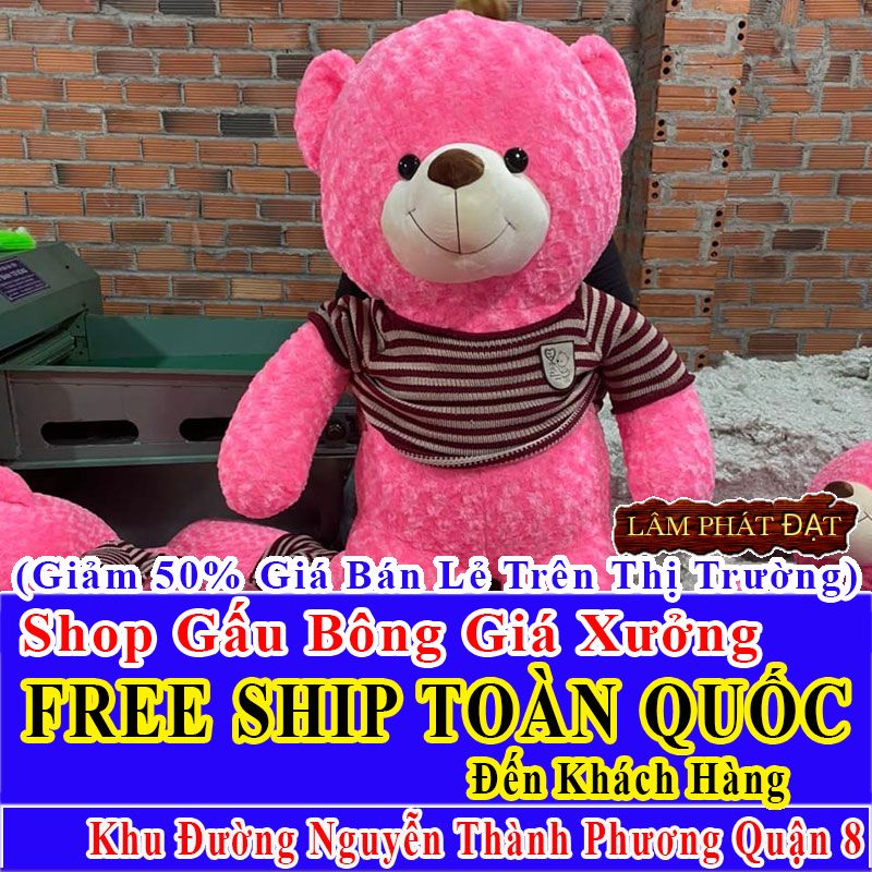 Shop Gấu Bông Giảm Giá 50% FREESHIP Toàn Quốc Đến Đường Nguyễn Thành Phương Q8