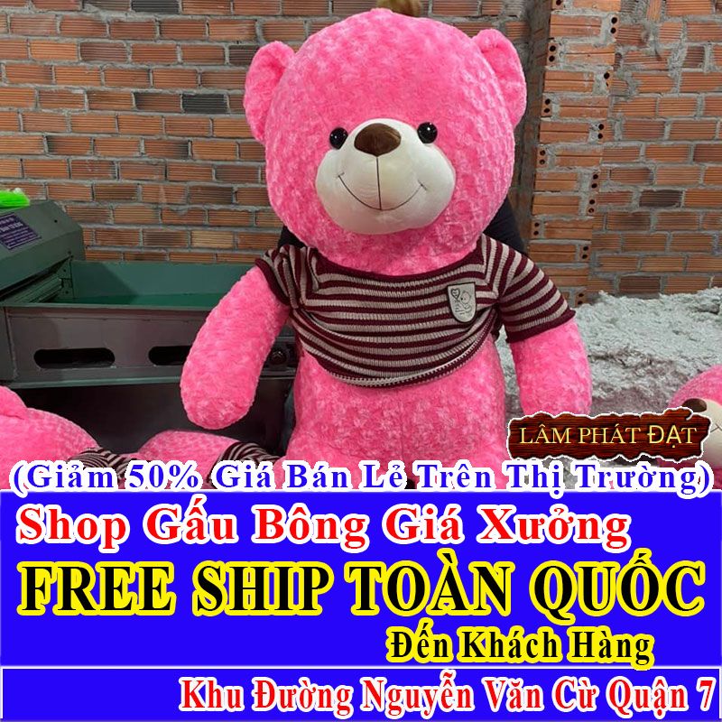 Shop Gấu Bông Giảm Giá 50% FREESHIP Toàn Quốc Đến Đường Nguyễn Văn Cừ Q7