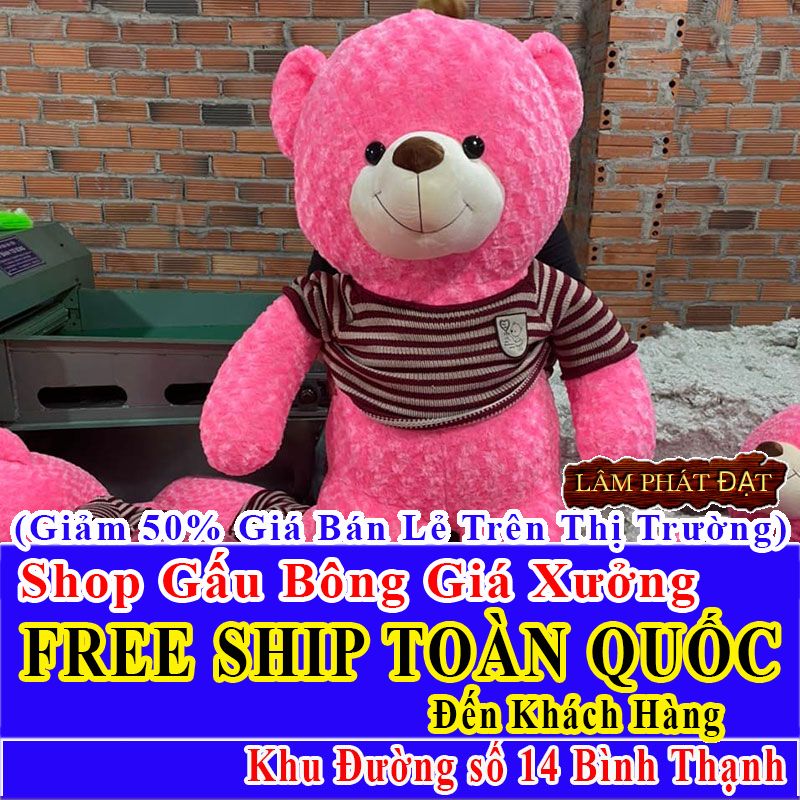 Shop Gấu Bông FreeShip Toàn Quốc Đến Đường số 14 Bình Thạnh