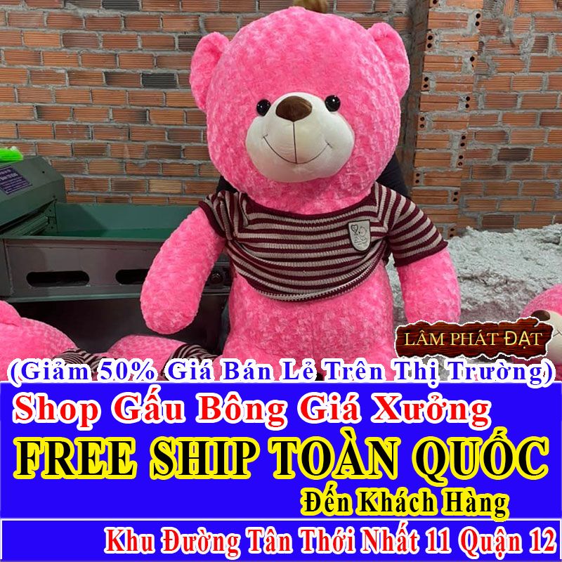 Shop Gấu Bông FreeShip Toàn Quốc Đến Đường Tân Thới Nhất 11 Q12
