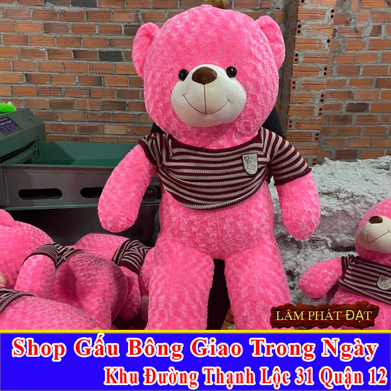Shop Gấu Bông Giao Trong Ngày Khu Đường Thạnh Lộc 31 Q12