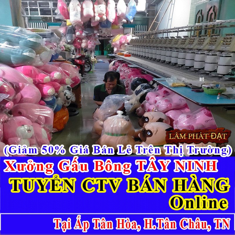 Xưởng Gấu Bông Bán Lẻ Giảm 50% MIỄN SHIP Trong Ngày Khu Ấp Tân Hòa Tân Phú