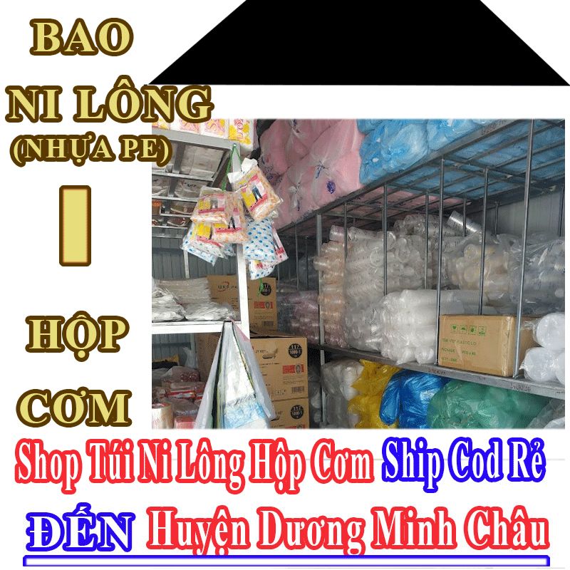 Shop Túi Ni Lông Hộp Cơm Giá Rẻ Nhận Ship Cod Đến Huyện Dương Minh Châu