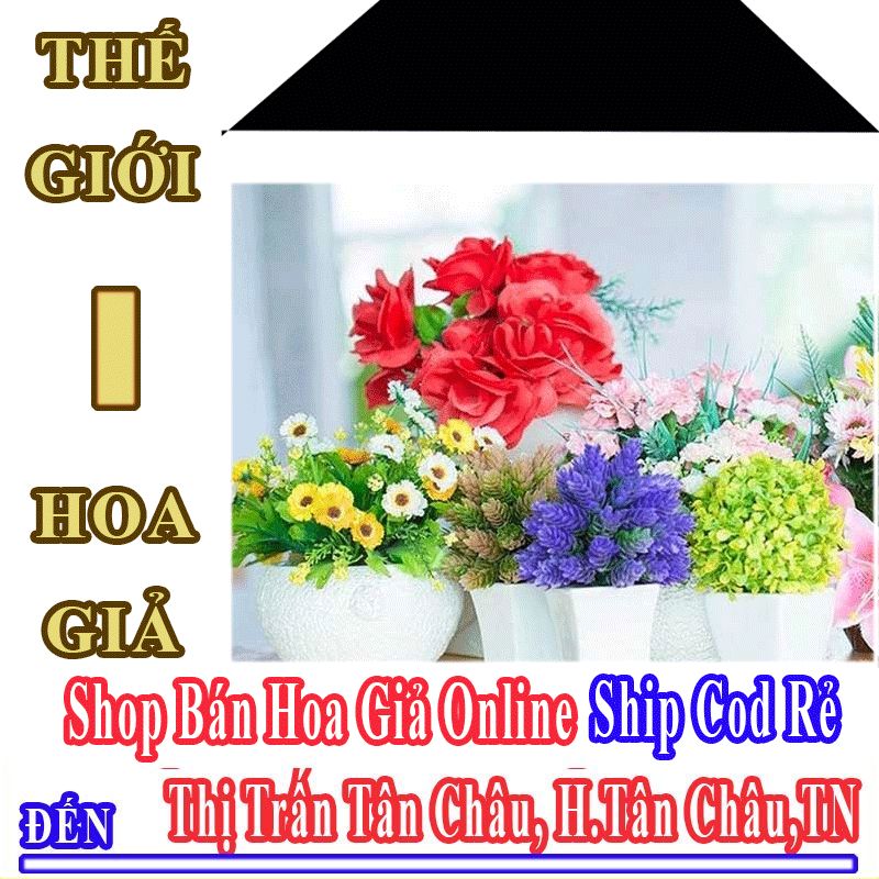 Shop Hoa Giả Online Giá Rẻ Nhận Ship Cod Đến Thị Trấn Tân Châu
