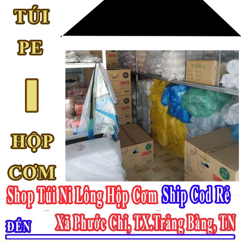 Shop Túi Ni Lông Hộp Cơm Giá Rẻ Nhận Ship Cod Đến Xã Phước Chỉ