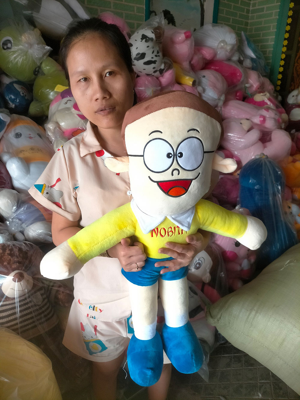 Gấu Bông Nobita Hoạt Hình 60cm