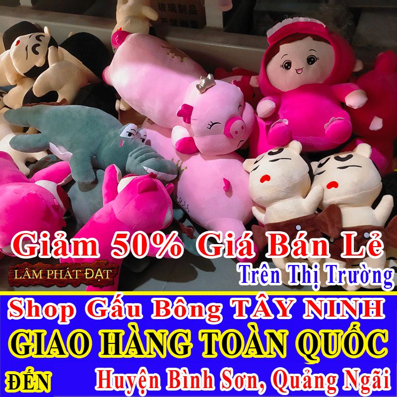 Shop Gấu Bông Bán Lẻ Giảm 50% FREESHIP Toàn Quốc Đến Huyện Bình Sơn