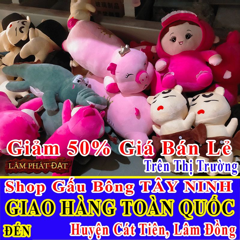 Shop Gấu Bông Bán Lẻ Giảm 50% FREESHIP Toàn Quốc Đến Huyện Cát Tiên