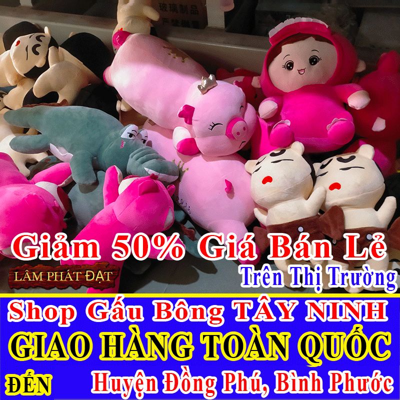 Shop Gấu Bông Bán Lẻ Giảm 50% FREESHIP Toàn Quốc Đến Huyện Đồng Phú